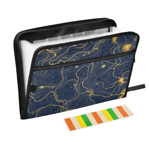 Dokumentenmappe mit Marmor-Muster, 13 Fächer, A4, Briefgröße mit Reißverschluss, für Bürobedarf, Aktenordner, Fächermappe, Carpetas de Dokumentenmappe mit Marmor-Muster, 13 Fächer, A4, Briefgröße mit Reißverschluss, für Bürobedarf, Aktenordner, Fächermappe, Carpetas de von KLL
