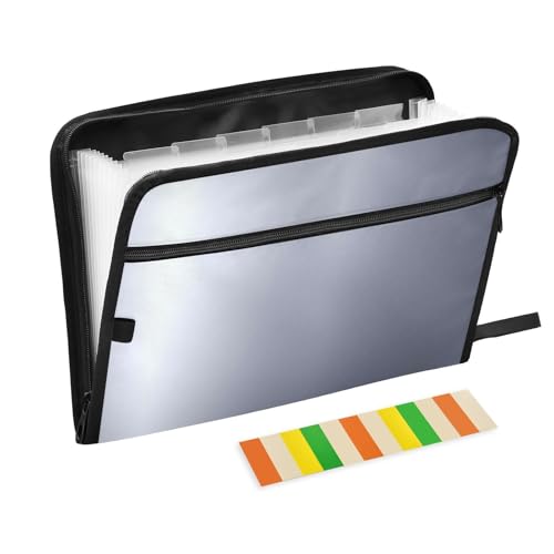 Fächermappe, A4-Größe, Fächermappe mit Taschen für Architekten-Meetings, Mercury Rising von KLL
