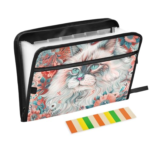 Fächermappe im Boho-Stil, 13 Fächer, A4, Briefgröße mit Reißverschluss, für Bürobedarf, Akkordeon-Aktenordner, Para Guardar Documentos, Rot Fächermappe im Boho-Stil, 13 Fächer, A4, Briefgröße mit Reißverschluss, für Bürobedarf, Akkordeon-Aktenordner, Para Guardar Documentos, Rot von KLL