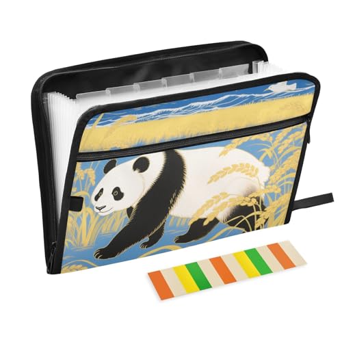 Golden Crops Panda Dokumenten-Organizer, 13 Fächer, A4, Briefgröße mit Reißverschluss, für Dokumentenaufbewahrung, Akten, Taschenmappen, Para Guardar Documentos Golden Crops Panda Dokumenten-Organizer, 13 Fächer, A4, Briefgröße mit Reißverschluss, für Dokumentenaufbewahrung, Akten, Taschenmappen, Para Guardar Documentos von KLL