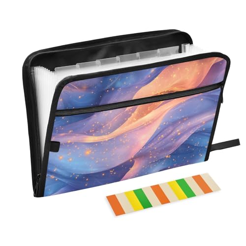 KLL Akkordeon-Aktenordner, Akkordeon-Aktenordner, zum Aufhängen, erweiterbar, Akkordeon-Datei mit Taschen für Büro-Klemmbrett, Pfirsichblau, Lila KLL Akkordeon-Aktenordner, Akkordeon-Aktenordner, zum Aufhängen, erweiterbar, Akkordeon-Datei mit Taschen für Büro-Klemmbrett, Pfirsichblau, Lila von KLL