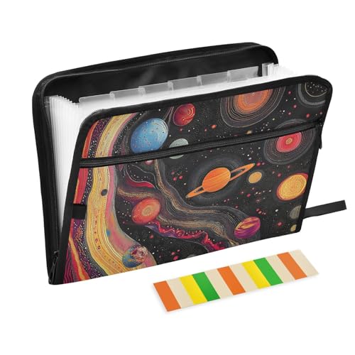 KLL Fächermappe, Fächermappe, Papier, Fächermappe, Hängemappe mit Taschen für taktische, Weltraumplaneten, Erde KLL Fächermappe, Fächermappe, Papier, Fächermappe, Hängemappe mit Taschen für taktische, Weltraumplaneten, Erde von KLL
