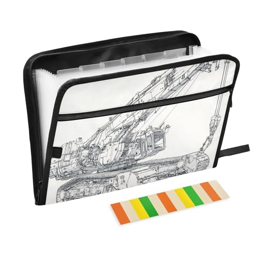 KLL Hängeregistraturmappe, Ordner, legale Größe, Fächermappe, Rechtsgröße, Datei mit Taschen für Krankenpflege, Baufahrzeuge, Skizze KLL Hängeregistraturmappe, Ordner, legale Größe, Fächermappe, Rechtsgröße, Datei mit Taschen für Krankenpflege, Baufahrzeuge, Skizze von KLL