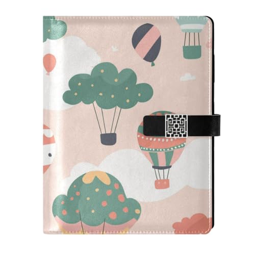 KLL Leder-linierte Notizbücher, College-Leder-Notizbuch für Reisen, tragbar, weiche Farbe, Heißluftballon, niedlich, 17 x 24 cm KLL Leder-linierte Notizbücher, College-Leder-Notizbuch für Reisen, tragbar, weiche Farbe, Heißluftballon, niedlich, 17 x 24 cm von KLL