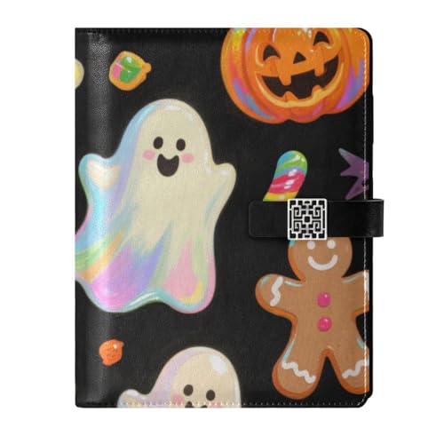 KLL Notizbuch mit Lederfutter, liniert, College-Notizbuch für Tagebuch, wasserdichter Einband, Orange, Halloween, Kürbis, 17 x 24 cm KLL Notizbuch mit Lederfutter, liniert, College-Notizbuch für Tagebuch, wasserdichter Einband, Orange, Halloween, Kürbis, 17 x 24 cm von KLL