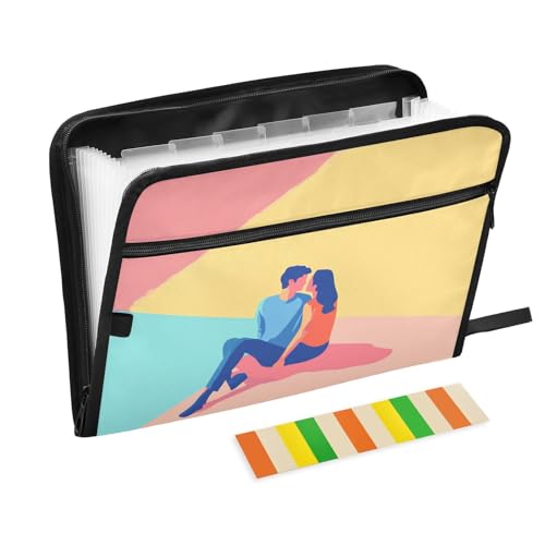 Minimalistische Dokumentenmappe für Paare, 13 Fächer, A4, Briefgröße mit Reißverschluss, für Zuhause, Büro, Reisen, Dokumentenmappe, erweiterbar Minimalistische Dokumentenmappe für Paare, 13 Fächer, A4, Briefgröße mit Reißverschluss, für Zuhause, Büro, Reisen, Dokumentenmappe, erweiterbar von KLL