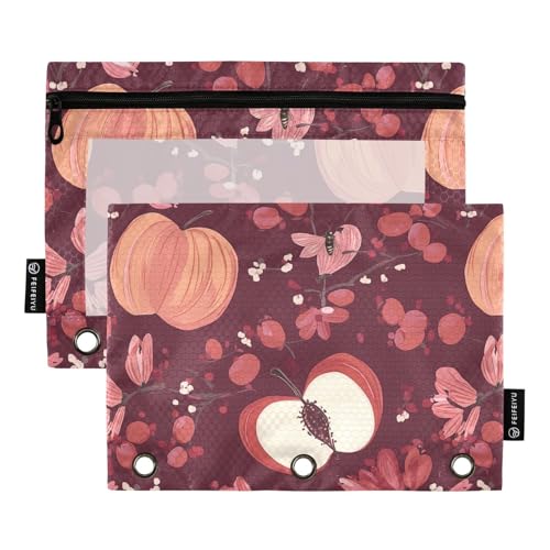 Niedliche Stachelbeerfrucht-Ringbinder, Tasche, 3 Locher für 3 Ringe, Ordner mit Ordnerlöchern, für Kinder, Büro, Organizer Niedliche Stachelbeerfrucht-Ringbinder, Tasche, 3 Locher für 3 Ringe, Ordner mit Ordnerlöchern, für Kinder, Büro, Organizer von KLL