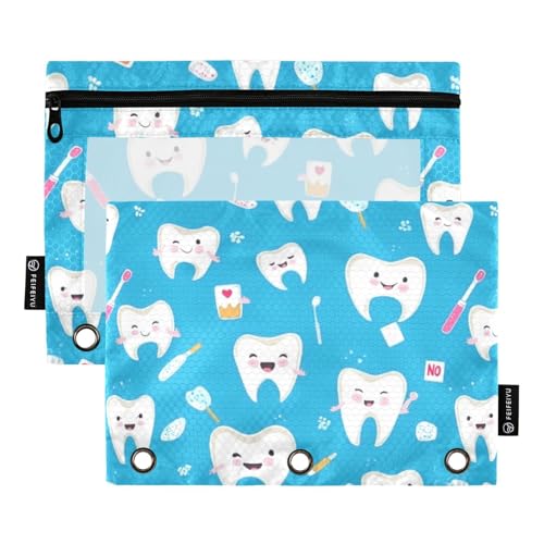 Niedliche gesunde Zähne Zahngesundheitspflege Cartoon Ringe Binder Tasche 3 Loch Binder für Ordner 3 Ringe mit 3 Löchern für Untersuchung Aufbewahrungsbehälter Niedliche gesunde Zähne Zahngesundheitspflege Cartoon Ringe Binder Tasche 3 Loch Binder für Ordner 3 Ringe mit 3 Löchern für Untersuchung Aufbewahrungsbehälter von KLL