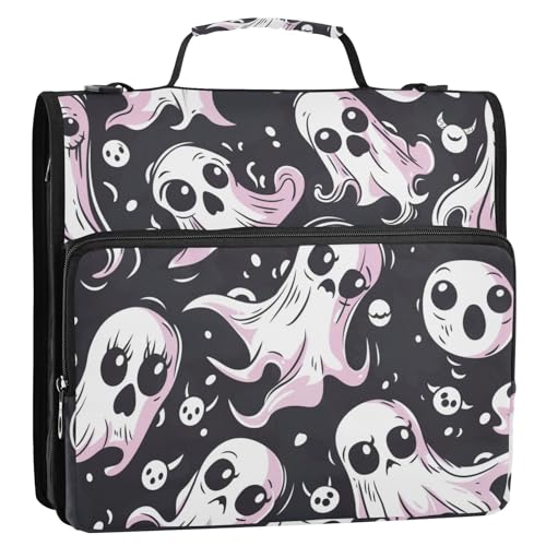Niedlicher Organizer mit 3 Ringen, 3,8 cm, mit Griff, mehrere Taschen, tragbar, für Zuhause, Reisen, sichere Aufbewahrungstasche für die Schule Niedlicher Organizer mit 3 Ringen, 3,8 cm, mit Griff, mehrere Taschen, tragbar, für Zuhause, Reisen, sichere Aufbewahrungstasche für die Schule von KLL