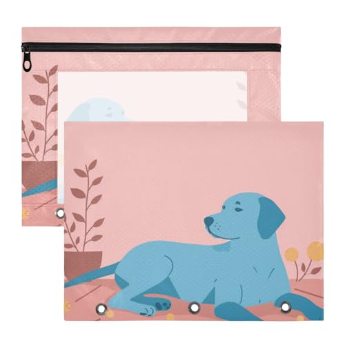 Ordner, transparent, 3 Locher für A4-Papier, Briefe, 2 Stück, Studenten, Schulanfang, Cartoon, blauer Hund Ordner, transparent, 3 Locher für A4-Papier, Briefe, 2 Stück, Studenten, Schulanfang, Cartoon, blauer Hund von KLL