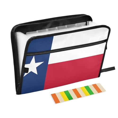 Ordner mit Texas-Flagge, blau-rot, mit Taschen, 13 Taschen, A4, Briefgröße mit Reißverschluss, für Zuhause, Büro, Reisen, Aktenordner, Para Guardar Ordner mit Texas-Flagge, blau-rot, mit Taschen, 13 Taschen, A4, Briefgröße mit Reißverschluss, für Zuhause, Büro, Reisen, Aktenordner, Para Guardar von KLL
