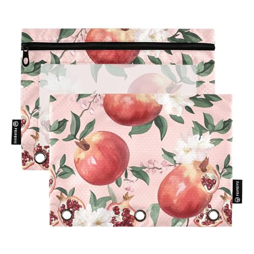 Ringbuch mit Granatapfel-Frucht-Rouge, Ringbucheinsatz für 3 Ringe, mit 3 Löchern, für Untersuchungsbüro, Organizer Ringbuch mit Granatapfel-Frucht-Rouge, Ringbucheinsatz für 3 Ringe, mit 3 Löchern, für Untersuchungsbüro, Organizer von KLL