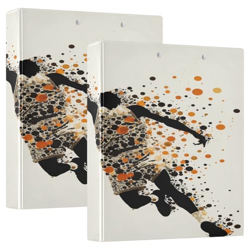 Ringbuch mit runden Ringen, 1,5 cm, Basketballspieler mit Klemmbrett, 1/2 Packungen, Schulhefter 200 Blatt, 2 Stück Ringbuch mit runden Ringen, 1,5 cm, Basketballspieler mit Klemmbrett, 1/2 Packungen, Schulhefter 200 Blatt, 2 Stück von KLL