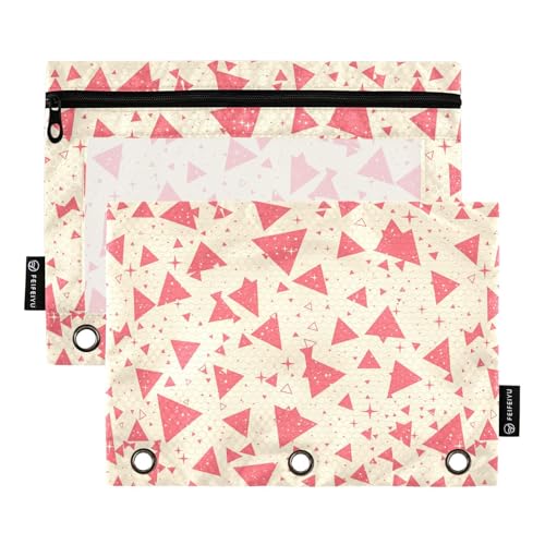 Ruby Stars Minimalistische Ringbuchtaschen aus Kunststoff für 3-Loch-Bindertaschen mit 3 Löchern für Untersuchung Schreibwaren Ruby Stars Minimalistische Ringbuchtaschen aus Kunststoff für 3-Loch-Bindertaschen mit 3 Löchern für Untersuchung Schreibwaren von KLL