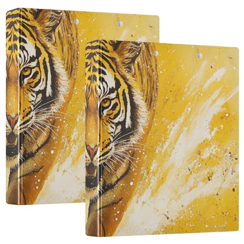 Runde Ringbücher 1 und 1/2 Zoll Mighty Animal Realistischer Stil Gelb mit Klemmbrett 1/2 Stück Schulbedarf 200 Blatt 2 Stück Runde Ringbücher 1 und 1/2 Zoll Mighty Animal Realistischer Stil Gelb mit Klemmbrett 1/2 Stück Schulbedarf 200 Blatt 2 Stück von KLL