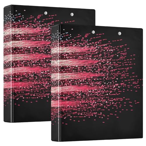 Runde Ringbücher 1 und 1/2 Zoll Vintage Amerikanische Flagge Schwarz mit Innentaschen, 1/2 Packung Ordner Schulbedarf Binder Hardcover 2 Stück Runde Ringbücher 1 und 1/2 Zoll Vintage Amerikanische Flagge Schwarz mit Innentaschen, 1/2 Packung Ordner Schulbedarf Binder Hardcover 2 Stück von KLL