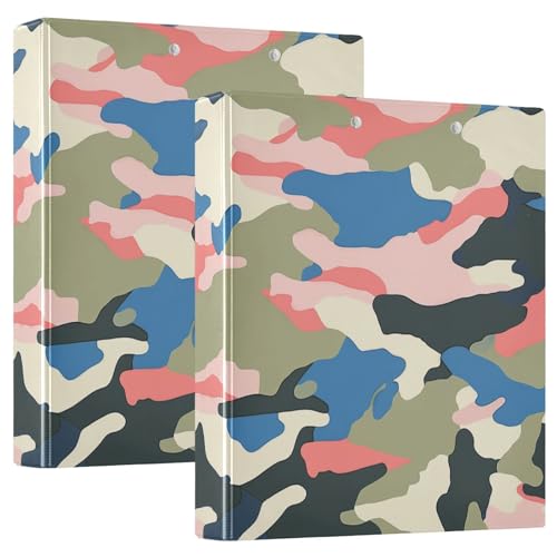 Runde Ringe Notizbuch Ordner 3,8 cm Camouflage mit Klemmbrett 1/2 Pack Schulbedarf Binder Hardcover 2 Stück Runde Ringe Notizbuch Ordner 3,8 cm Camouflage mit Klemmbrett 1/2 Pack Schulbedarf Binder Hardcover 2 Stück von KLL