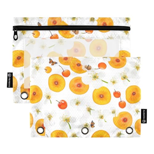 Surinam Cherry Fruit WHI Ringbuch, Taschenordner mit 3 Ringen für 3 Ringe, wasserdicht, für Büro, Büro, Dokumenten-Organizer Surinam Cherry Fruit WHI Ringbuch, Taschenordner mit 3 Ringen für 3 Ringe, wasserdicht, für Büro, Büro, Dokumenten-Organizer von KLL