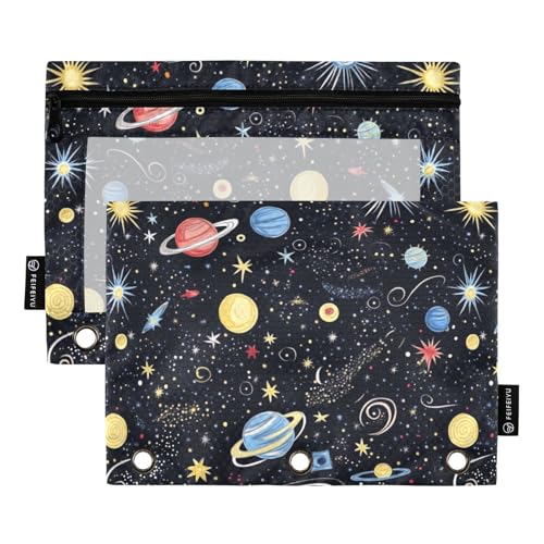 Weltraum Sternenhimmel Kosmischer Planet Ringe Binder Taschen 3 Ringe Tasche für 3 Ringe Ordner mit 3 Löchern für Schule Ofhce Supplies Weltraum Sternenhimmel Kosmischer Planet Ringe Binder Taschen 3 Ringe Tasche für 3 Ringe Ordner mit 3 Löchern für Schule Ofhce Supplies von KLL
