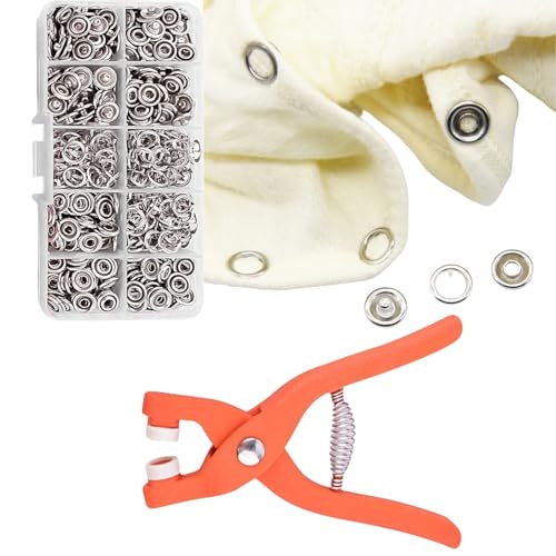 Feste Knöpfe Werkzeug,Druckknopf Set mit Zange,Sets Druckknöpfe, Metall Druckknöpfe Kit Mit Zange,Set Ösen Druckknöpfe Nähfrei Buttons Hohle für Planen, Schiffe, Möbel, Segeltuch, Autozelte Feste Knöpfe Werkzeug,Druckknopf Set mit Zange,Sets Druckknöpfe, Metall Druckknöpfe Kit Mit Zange,Set Ösen Druckknöpfe Nähfrei Buttons Hohle für Planen, Schiffe, Möbel, Segeltuch, Autozelte von KLLJ