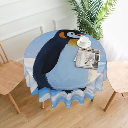 KLLTYHMU Runde Tischdecken, 152,4 cm, wasserdicht, flecken- und knitterfrei, runde Tischdecke, niedlicher Vogel, dekorative Bauernhaus-Tischdecke für Picknick, Party, Esszimmer, Zuhause, Innen- und KLLTYHMU Runde Tischdecken, 152,4 cm, wasserdicht, flecken- und knitterfrei, runde Tischdecke, niedlicher Vogel, dekorative Bauernhaus-Tischdecke für Picknick, Party, Esszimmer, Zuhause, Innen- und von KLLTYHMU