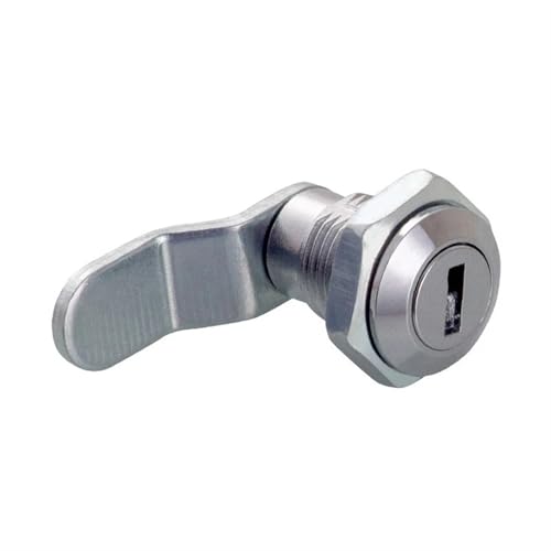 KLNCXC Schrank- und Möbelschlösser Mini-Nockenschloss mit 2 Schlüsseln, Durchmesser 11 mm, Zinklegierung, for Verteilerschrank-Türschloss MA084, 1 Stück KLNCXC Schrank- und Möbelschlösser Mini-Nockenschloss mit 2 Schlüsseln, Durchmesser 11 mm, Zinklegierung, for Verteilerschrank-Türschloss MA084, 1 Stück von KLNCXC