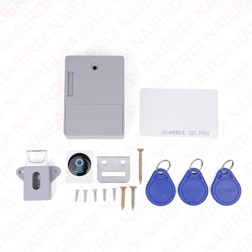 KLNCXC Schrank- und Möbelschlösser Unsichtbares Sensorschloss IC-Kartenschubladen-Digitalschrank Intelligente elektronische Schlösser for Kleiderschrankmöbel-Hardware 1St KLNCXC Schrank- und Möbelschlösser Unsichtbares Sensorschloss IC-Kartenschubladen-Digitalschrank Intelligente elektronische Schlösser for Kleiderschrankmöbel-Hardware 1St von KLNCXC