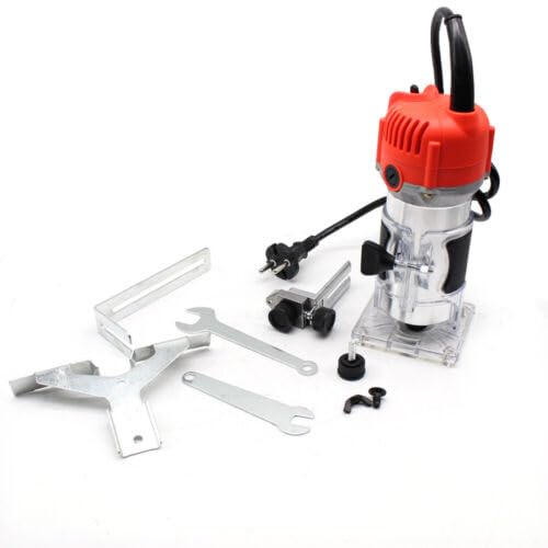 Elektrische Oberfräse 800W Kantenfräse Einhandfräse Trimmer Handfräse Holz Fräsmaschine 30000r/min Elektrische Oberfräse 800W Kantenfräse Einhandfräse Trimmer Handfräse Holz Fräsmaschine 30000r/min von KLOOLIVE