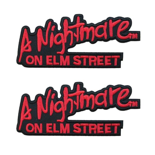 KLORIZ Aufnäher zum Aufbügeln, Motiv: Horror-Film, Albtraum, für Halloween, Kleidung, Accessoires von KLORIZ