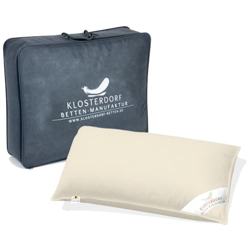 Klosterdorf Bettenmanufaktur Premium Kinderkissen Bio-Line! ''krümmel'' - 40x60 cm - 80 Gramm - Handarbeit aus Deutschland - 100% Bio - Für einen gesunden Schlaf Klosterdorf Bettenmanufaktur Premium Kinderkissen Bio-Line! ''krümmel'' - 40x60 cm - 80 Gramm - Handarbeit aus Deutschland - 100% Bio - Für einen gesunden Schlaf von KLOSTERDORF BETTEN MANUFAKTUR