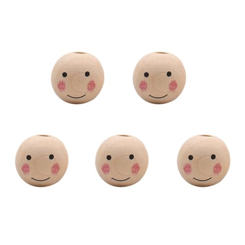 Holzperlen mit Charm-Gesichts-Designs, 100 Stück, Holz für Schmuckherstellung und Basteln, DIY-Armbänder, Ohrringe, Halsketten, Dekorationen Holzperlen mit Charm-Gesichts-Designs, 100 Stück, Holz für Schmuckherstellung und Basteln, DIY-Armbänder, Ohrringe, Halsketten, Dekorationen von KLOVA