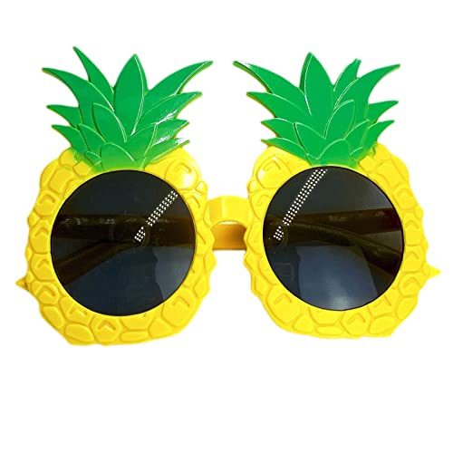 KLOVA Party Brillen Hawaiianische Lustige Kunststoff Sonnenbrillen Tropische Sommer Party Dekorationen Party Geschenk Für Teenager Partyzubehör Hawaiianische Tropische Party Sonnenbrille von KLOVA