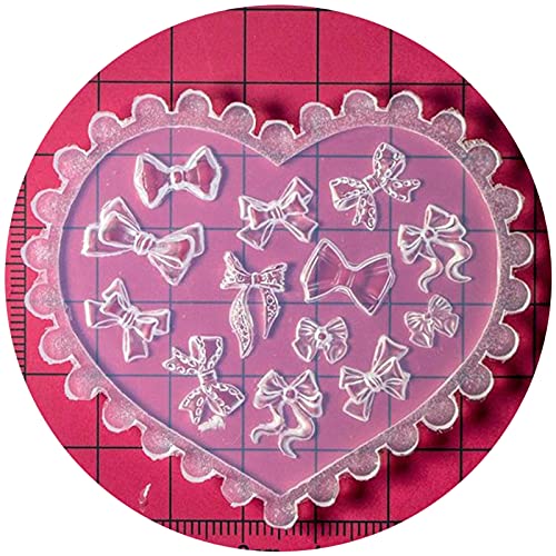 KLOVA Silikon-Form, 3D-Mini-Schleife, Nägel, Kunst-Schablonen, Kristall-Epoxidharz-Form, Silikon-Nagelschnitzform, 3D-Blume, Schleife, Harzform KLOVA Silikon-Form, 3D-Mini-Schleife, Nägel, Kunst-Schablonen, Kristall-Epoxidharz-Form, Silikon-Nagelschnitzform, 3D-Blume, Schleife, Harzform von KLOVA