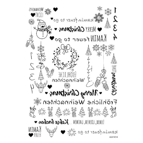 Weihnachtsaufkleber, Weihnachtsmann, Hirsch, Baum, Aufkleber, einfach anzubringen, Abziehbilder für Partyzubehör, selbstklebende Kinderaufkleber, DIY-Aufkleber Weihnachtsaufkleber, Weihnachtsmann, Hirsch, Baum, Aufkleber, einfach anzubringen, Abziehbilder für Partyzubehör, selbstklebende Kinderaufkleber, DIY-Aufkleber von KLOVA
