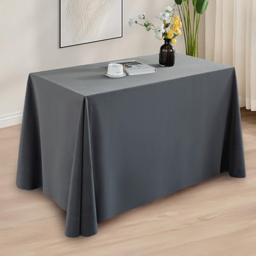 KLUOT Konferenz tischdecke 200 x 280 cm lichtecht Rechteckig Tischdecken, waschbar, Flecken- und knitterfrei, ideal für Hochzeit, Restaurant, Party, Bankett, Dekoration grau KLUOT Konferenz tischdecke 200 x 280 cm lichtecht Rechteckig Tischdecken, waschbar, Flecken- und knitterfrei, ideal für Hochzeit, Restaurant, Party, Bankett, Dekoration grau von KLUOT