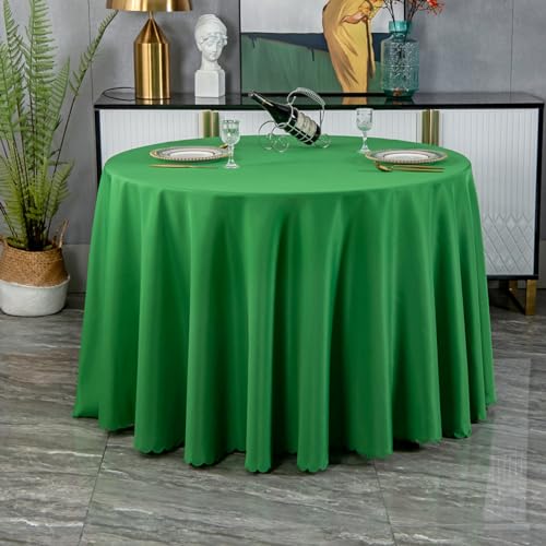 KLUOT Tischdecke 300cm Rund Tischdekoration Tafeltuch Polyester Stoff Tischtuch Knitterfrei Waschbar Tischwäsche,für Hochzeit,Geburtstag,Party,Bankette Dekorieren KLUOT Tischdecke 300cm Rund Tischdekoration Tafeltuch Polyester Stoff Tischtuch Knitterfrei Waschbar Tischwäsche,für Hochzeit,Geburtstag,Party,Bankette Dekorieren von KLUOT