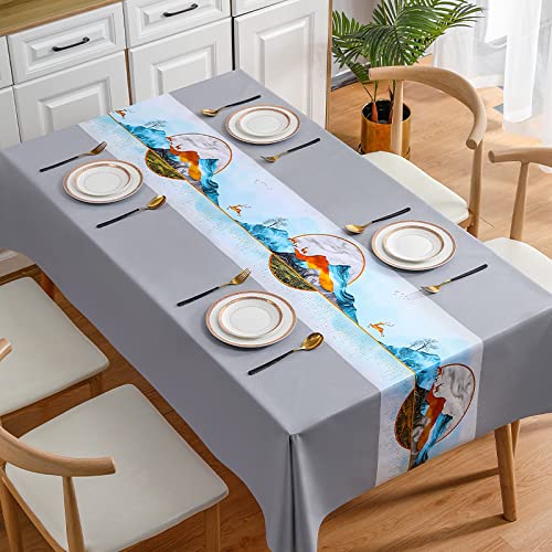KLUOT Outdoor tischdecke wetterfest Abwaschbar wasserdicht - In- & Outdoor, Garten - PVC Wachstuch Plastik-Tischdecke Wachstischdecke 140x200cm KLUOT Outdoor tischdecke wetterfest Abwaschbar wasserdicht - In- & Outdoor, Garten - PVC Wachstuch Plastik-Tischdecke Wachstischdecke 140x200cm von KLUOT