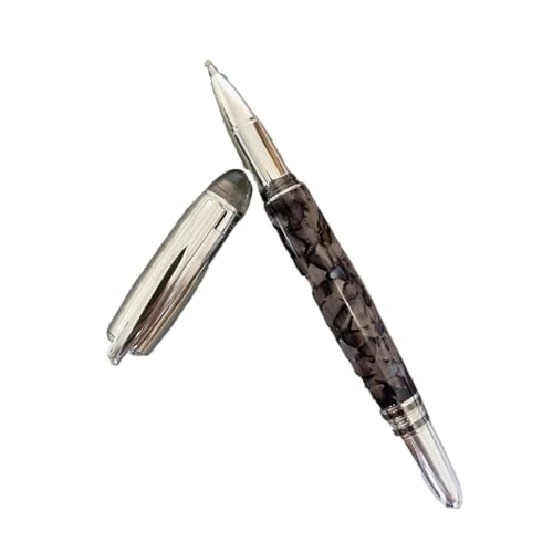 KLVN Star New Red Write Gelber Stein Metall Tintenroller Füllfederhalter (D) von KLVN