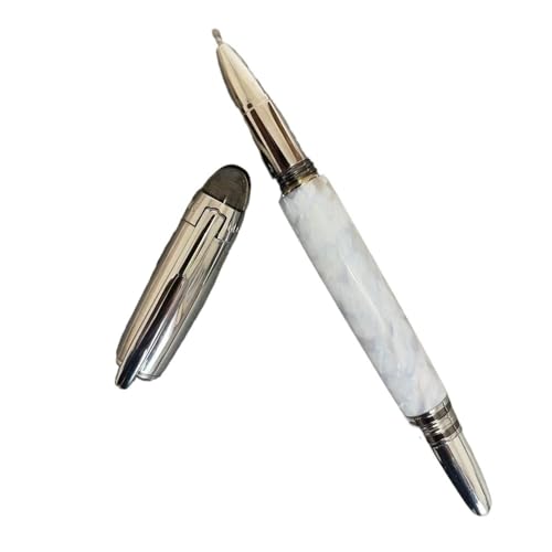 KLVN Star New Red Write Gelber Stein Metall Tintenroller Füllfederhalter (E) von KLVN