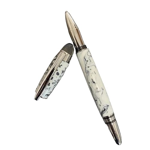 KLVN Star New Red Write Gelber Stein Metall Tintenroller Füllfederhalter (K) von KLVN