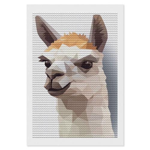 Diamond Painting Kits für Erwachsene Diamond Art Kit für Anfänger Alpaka Avatar 5D DIY Full Round Diamond Art Craft Kits für Erwachsene für Home Wall Decor von KLWQR