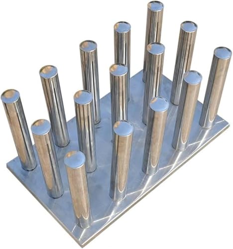 Vinyl-Aufbewahrungswagen, Vinyl-Rollenhalter mit 15 Rollen Kapazität, robuster mobiler Rollenpapier-Organizer aus Edelstahl mit Rädern für Geschenkpapier/Blaupausen/Poster/Fensterfolienrollen Vinyl-Aufbewahrungswagen, Vinyl-Rollenhalter mit 15 Rollen Kapazität, robuster mobiler Rollenpapier-Organizer aus Edelstahl mit Rädern für Geschenkpapier/Blaupausen/Poster/Fensterfolienrollen von KLYDBMYT