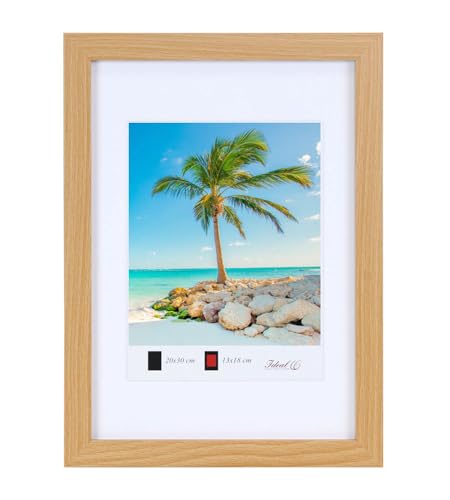 Holz Bilderrahmen Plexi Lifestyle Foto Rahmen Collage Wanddeko Poster HR25: Farbe: Buche | Format: 15x20 von KM Foto