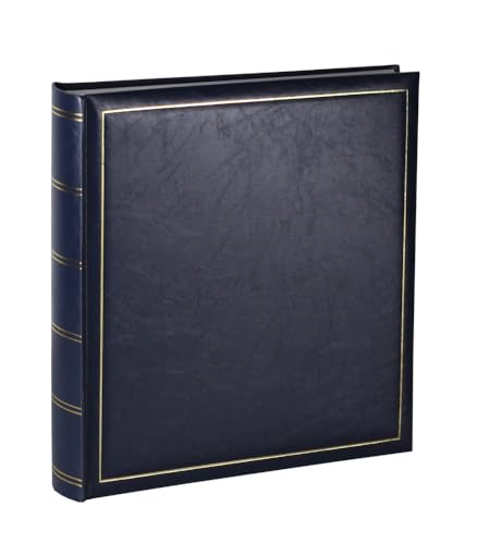 KM FOTO Classic Fotoalbum 30x30 cm 100 weiße Seiten Seiten Jumbo Buchalbum Fotobuch: Farbe: Blau von KM FOTO