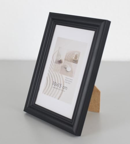 S216 Holz Bilderrahmen Acrylglas Lifestyle Foto Rahmen Collage Wanddeko Poster: Farbe: Schwarz | Format: 10x15 S216 Holz Bilderrahmen Acrylglas Lifestyle Foto Rahmen Collage Wanddeko Poster: Farbe: Schwarz | Format: 10x15 von KM FOTO