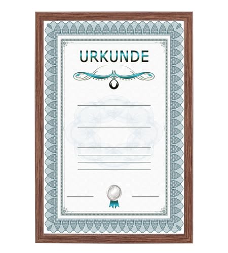 Dokument Bilderrahmen Holz Urkunde Foto Rahmen Poster: Farbe: Braun | Format: 21x29,7 A4 Dokument Bilderrahmen Holz Urkunde Foto Rahmen Poster: Farbe: Braun | Format: 21x29,7 A4 von KM Foto