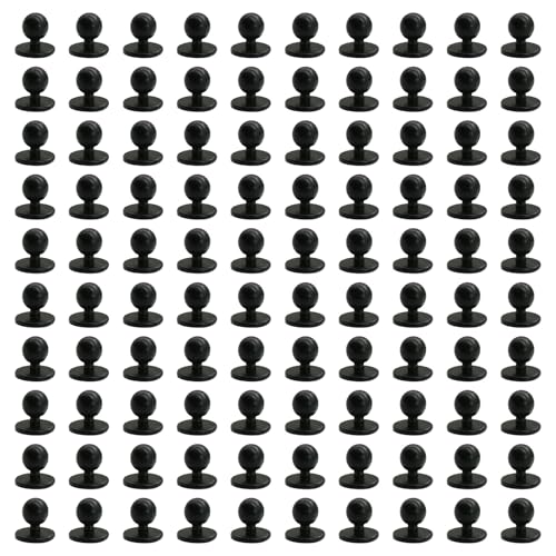 100 Stück Koch Uniform Ball Knöpfe Nylon Runde Knöpfe für Professionelle Küche Köche Kleidung Zubehör 100 Stück Koch Uniform Ball Knöpfe Nylon Runde Knöpfe für Professionelle Küche Köche Kleidung Zubehör von KMGDM
