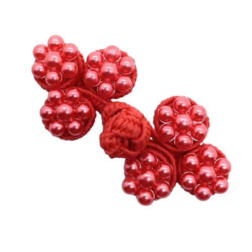 KMGDM Farbige, runde Perlen, chinesischer Knoten, Knöpfe, Pullover, Schal, Umhang, Verschluss, Cardigan-Verschlüsse für Kleidung, Cheongsam-Verschlüsse KMGDM Farbige, runde Perlen, chinesischer Knoten, Knöpfe, Pullover, Schal, Umhang, Verschluss, Cardigan-Verschlüsse für Kleidung, Cheongsam-Verschlüsse von KMGDM