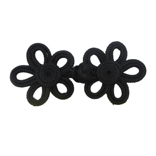 KMGDM Handnähknopfverschlüsse, chinesischer Knotenverschluss, Cheongsam-Frosch-Knöpfe, goldfarbene Seide, Schnalle, Kleidung, Zapfen, Anzug, Dekoration von KMGDM