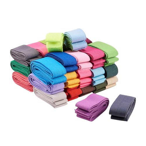 KMGDM Packung mit 20 bunten Gummibändern, 25 mm breit, zum Nähen und für handgefertigte Projekte KMGDM Packung mit 20 bunten Gummibändern, 25 mm breit, zum Nähen und für handgefertigte Projekte von KMGDM